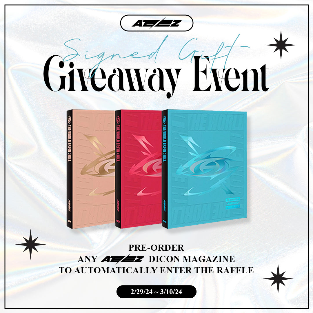 🎁 ATEEZ Signed Album Gift Giveaway Event 🎉